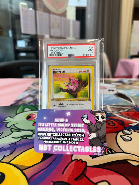 Pokemon TCG: PSA 9 MINT - 1st Edition Jungle Jigglypuff 54/64