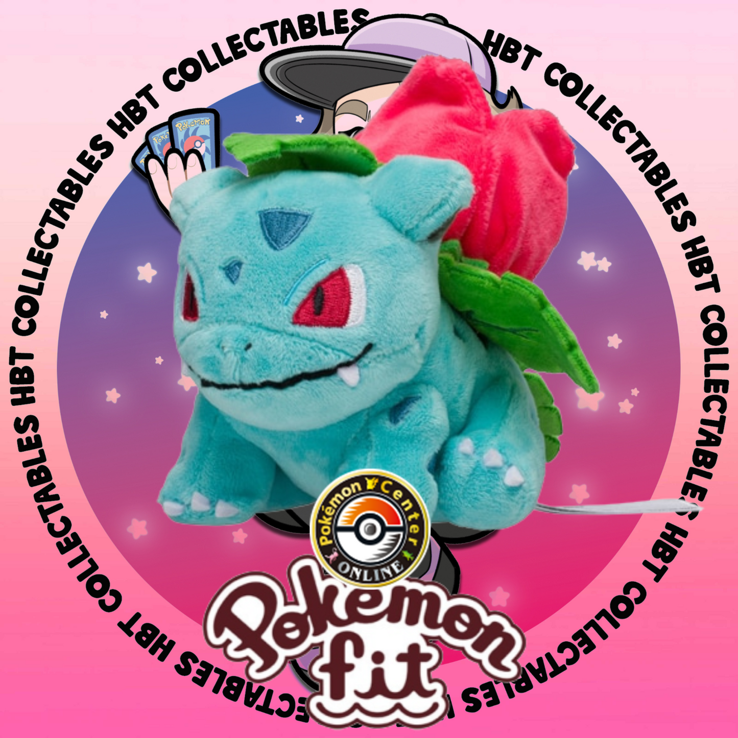 PC JPN: Pokemon Fit Plush Ivysaur (Common)