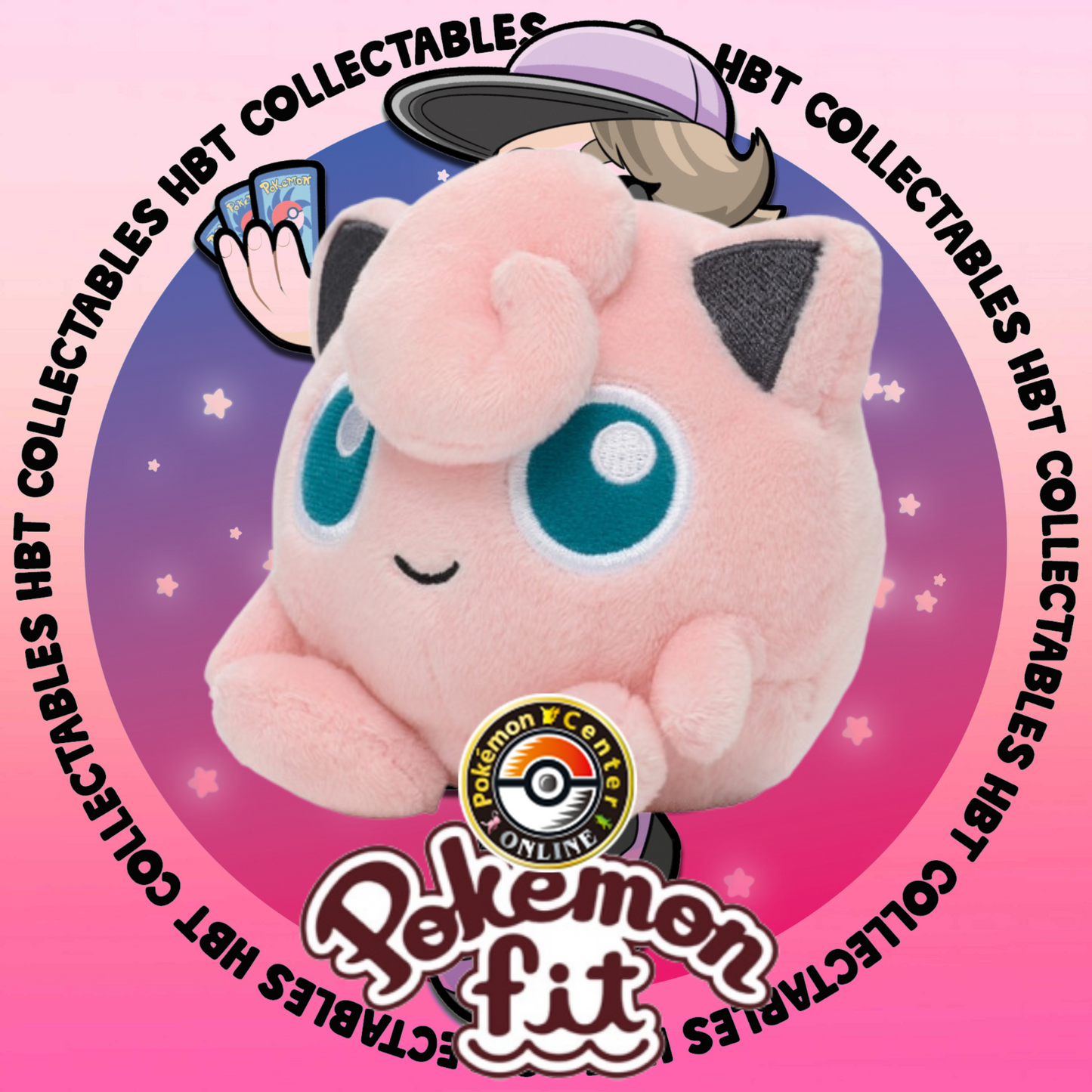 PC JPN: Pokemon Fit Plush Jigglypuff (Common)