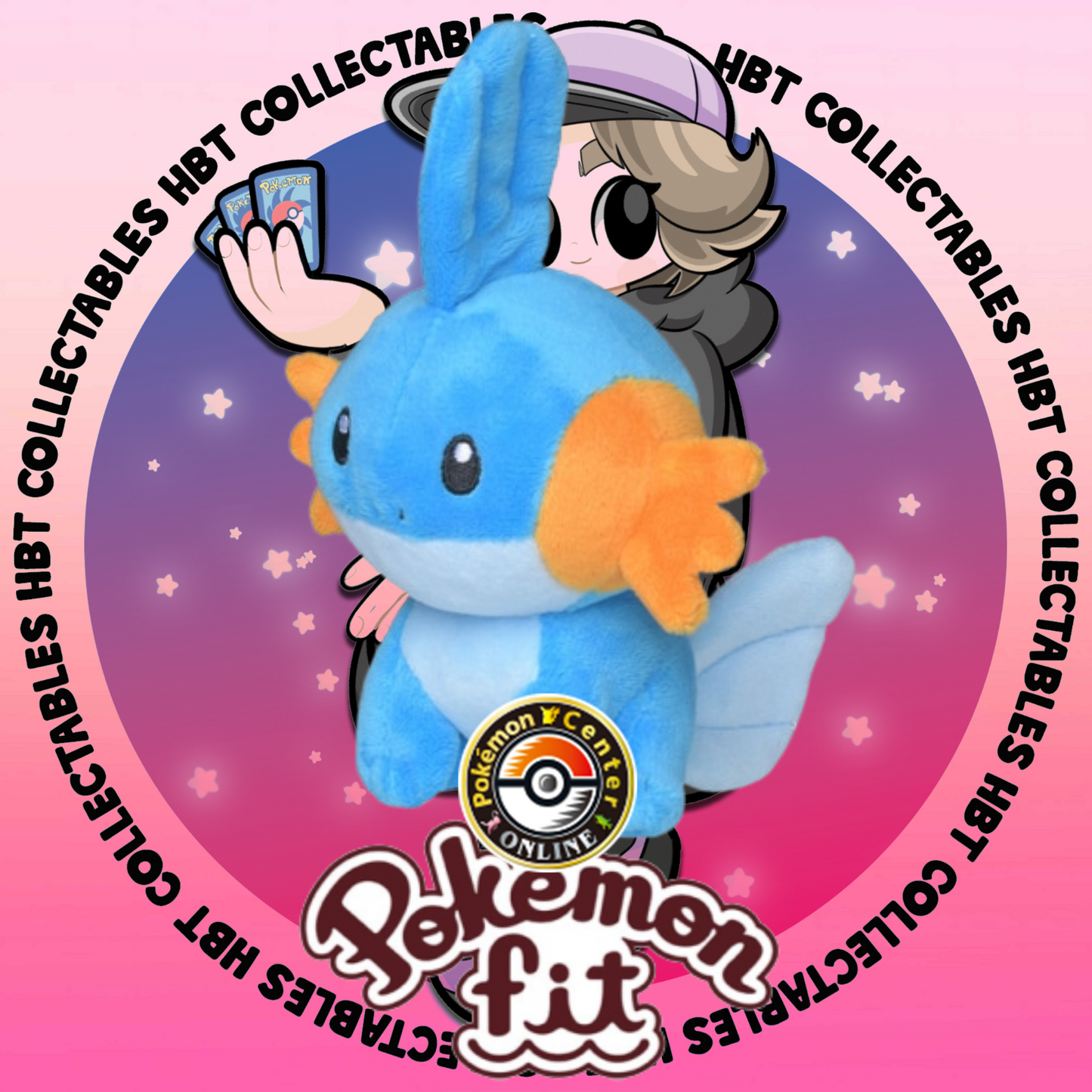 PC JPN: Pokemon Fit Plush Mudkip (Common)