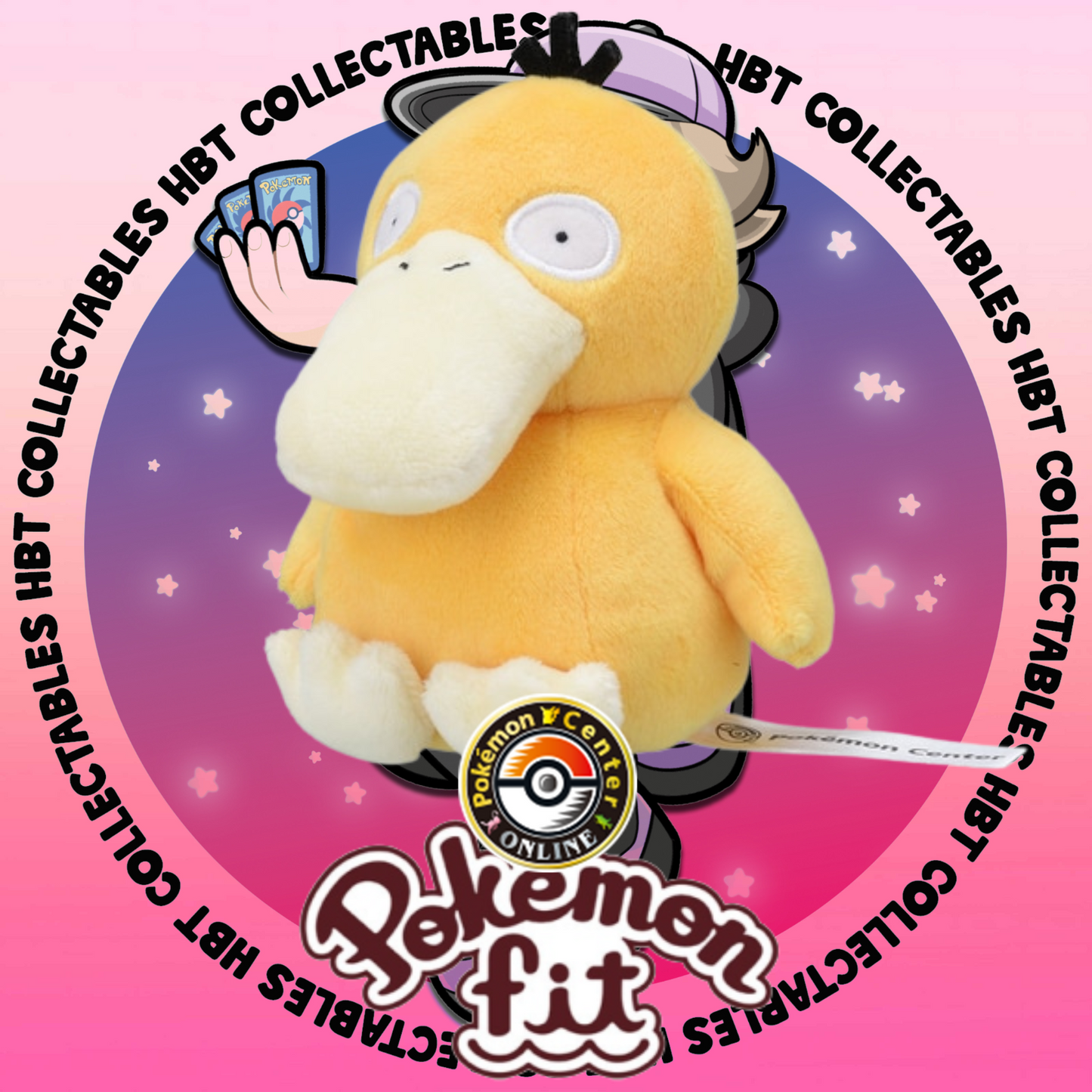 PC JPN: Pokemon Fit Plush Psyduck (Common)