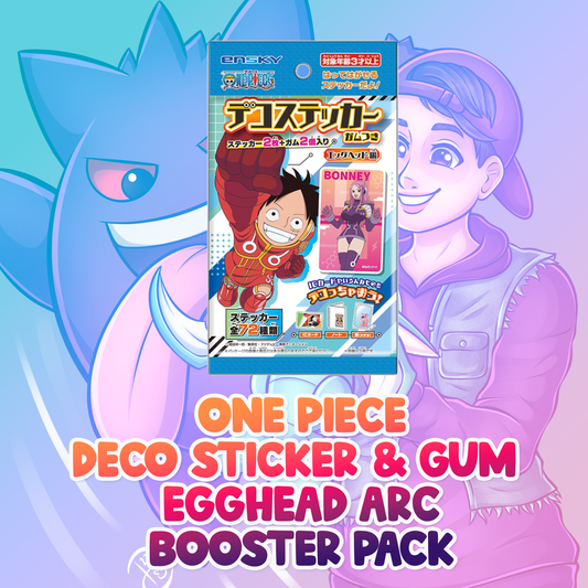 One Piece: Deco Sticker & Gum Egghead Arc Booster Pack