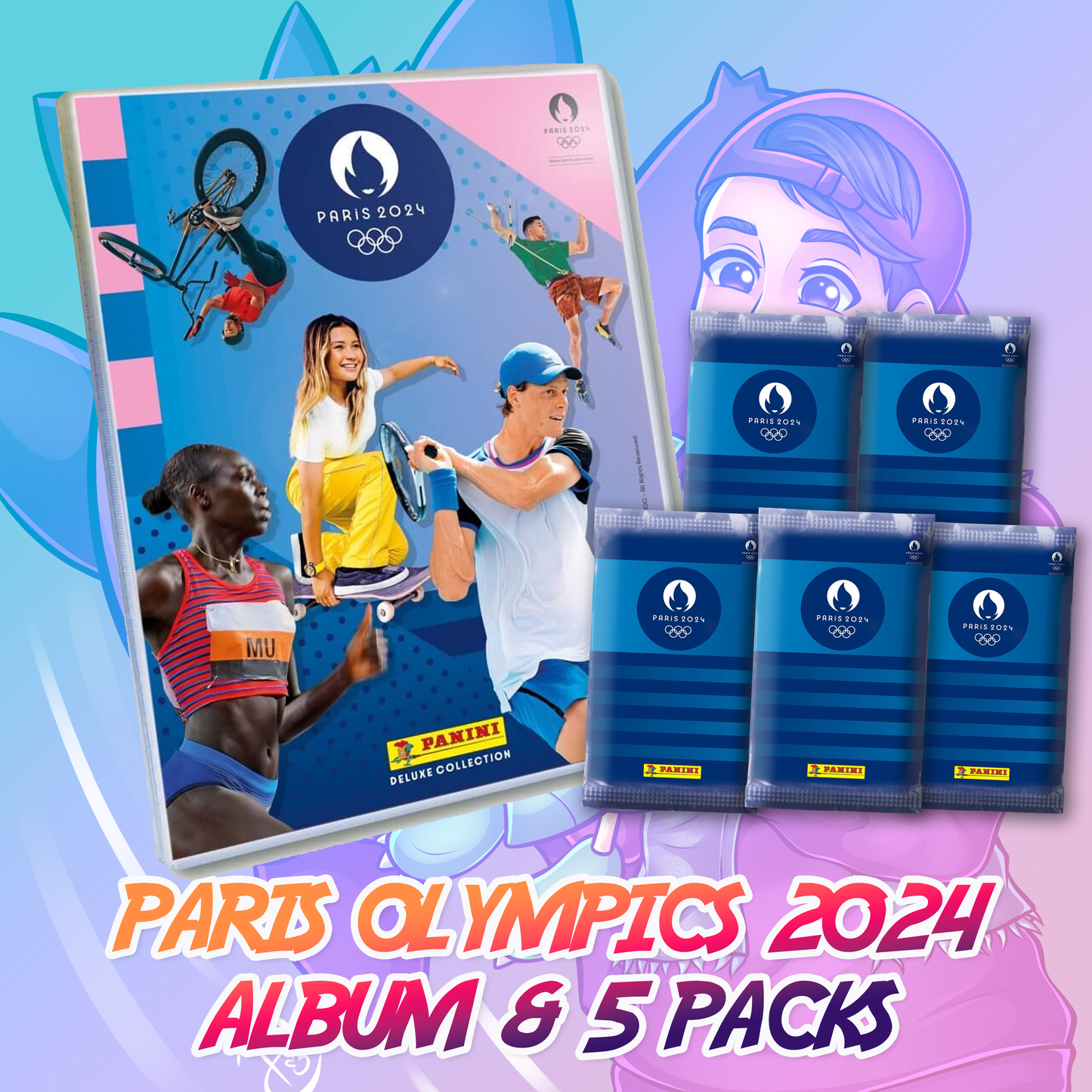 OLYMPICS - Paris 2024 Starter Pack (Album & 5 Boosters)